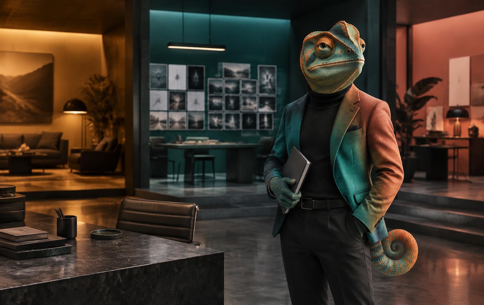 Shift the chameleon in a modular campaign studio